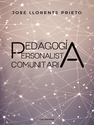 cover image of Pedagogía Personalista Comunitaria